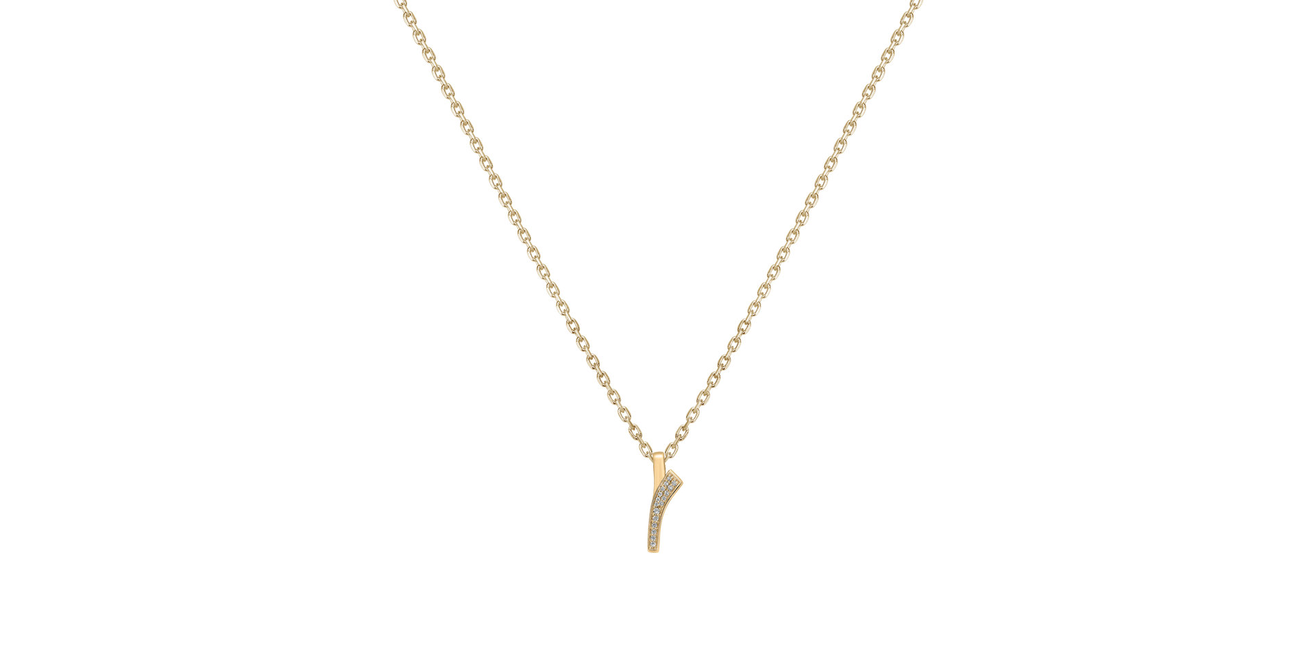 Přívěsek s diamanty Brilliant Wave