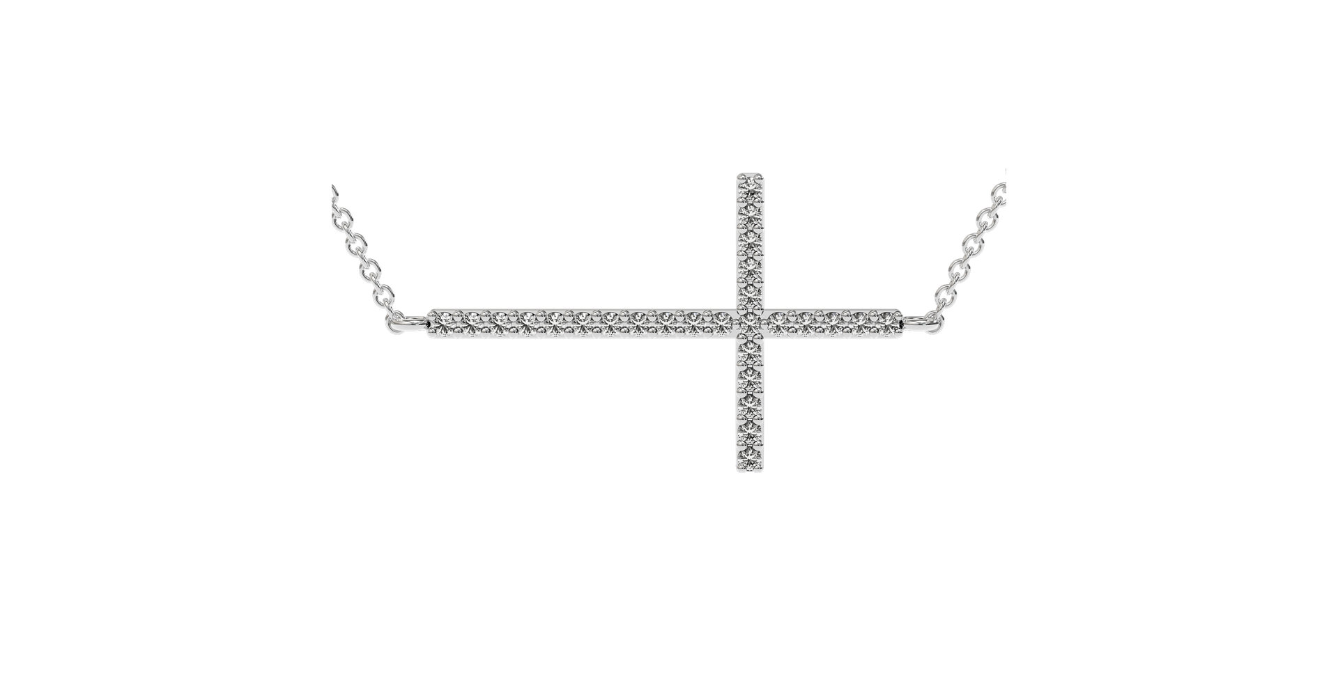 Náhrdelník s diamanty Cross
