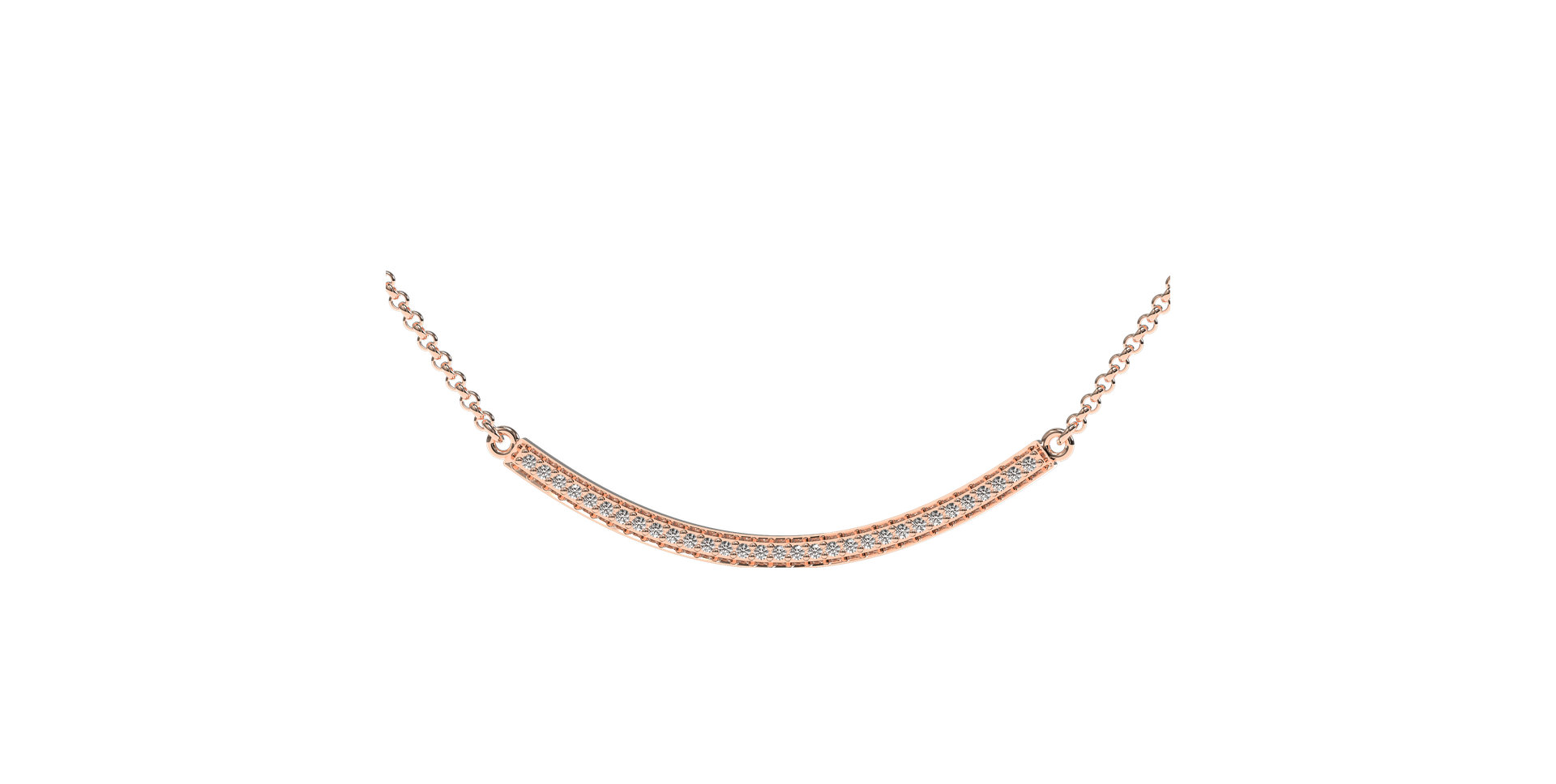 Náhrdelník s diamanty Essential