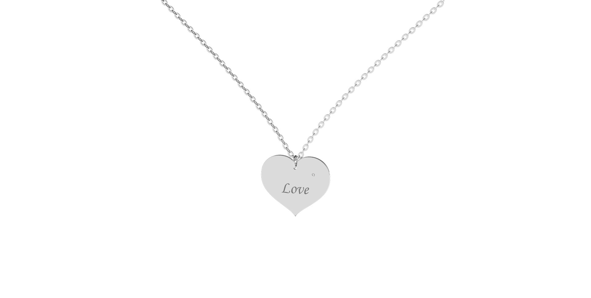 Náhrdelník s diamantem Endless Love