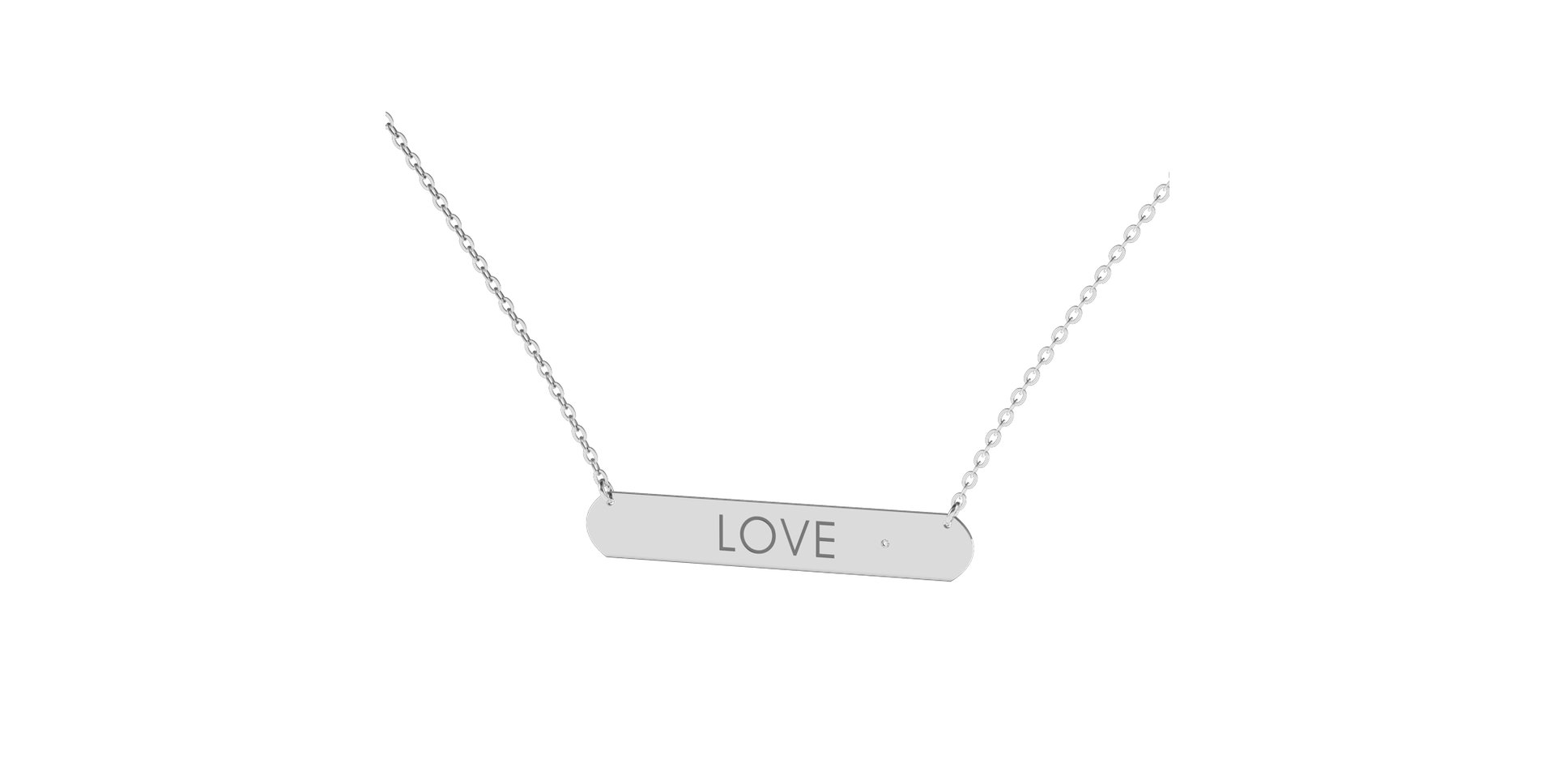 Náhrdelník s diamantem Eternal Amour