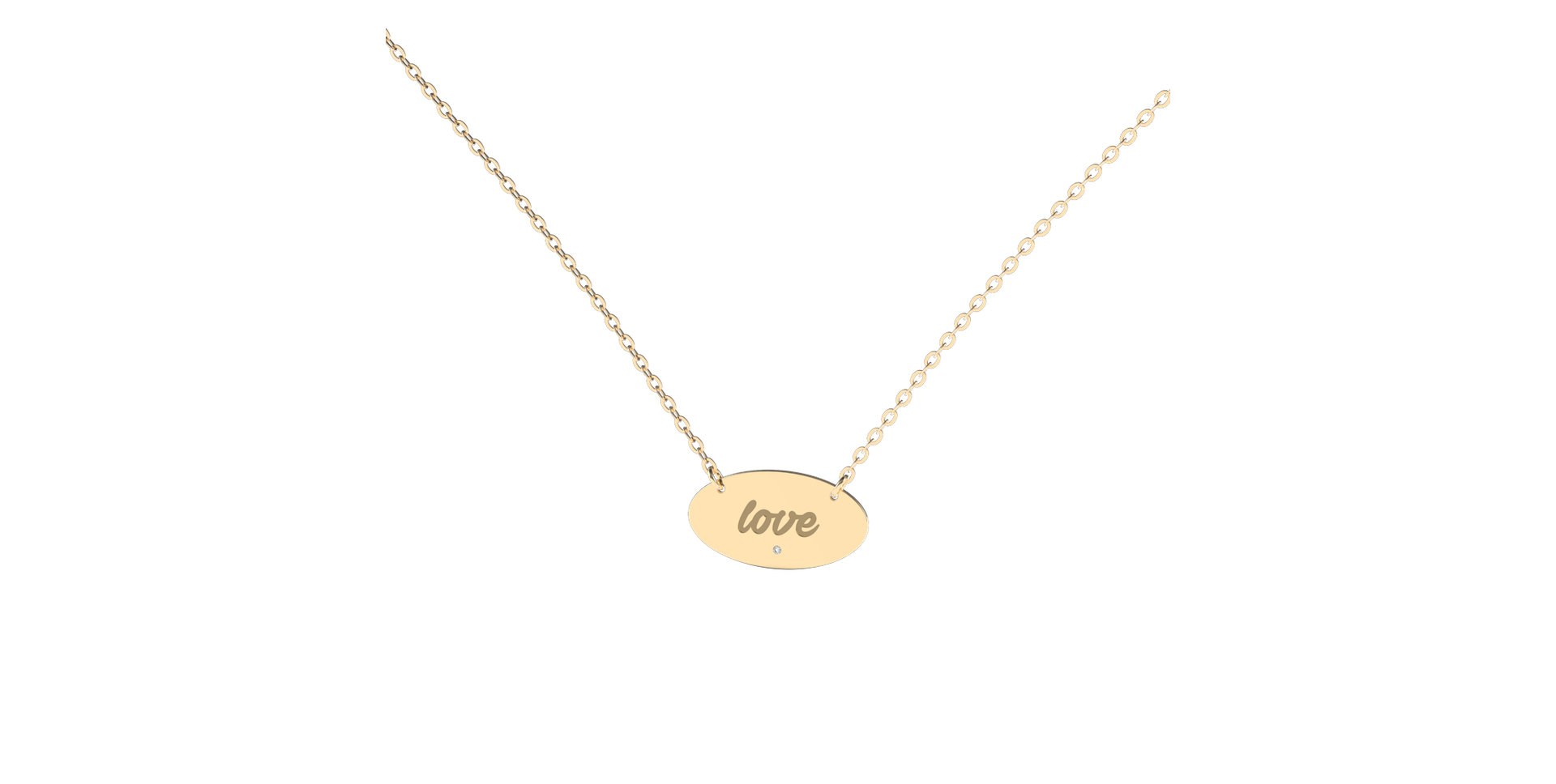 Náhrdelník s diamantem Divine Amour