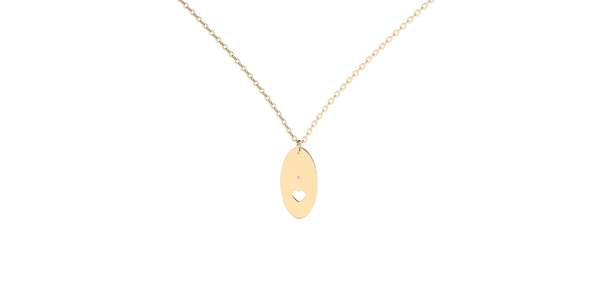 Náhrdelník s diamantem Divine Darling