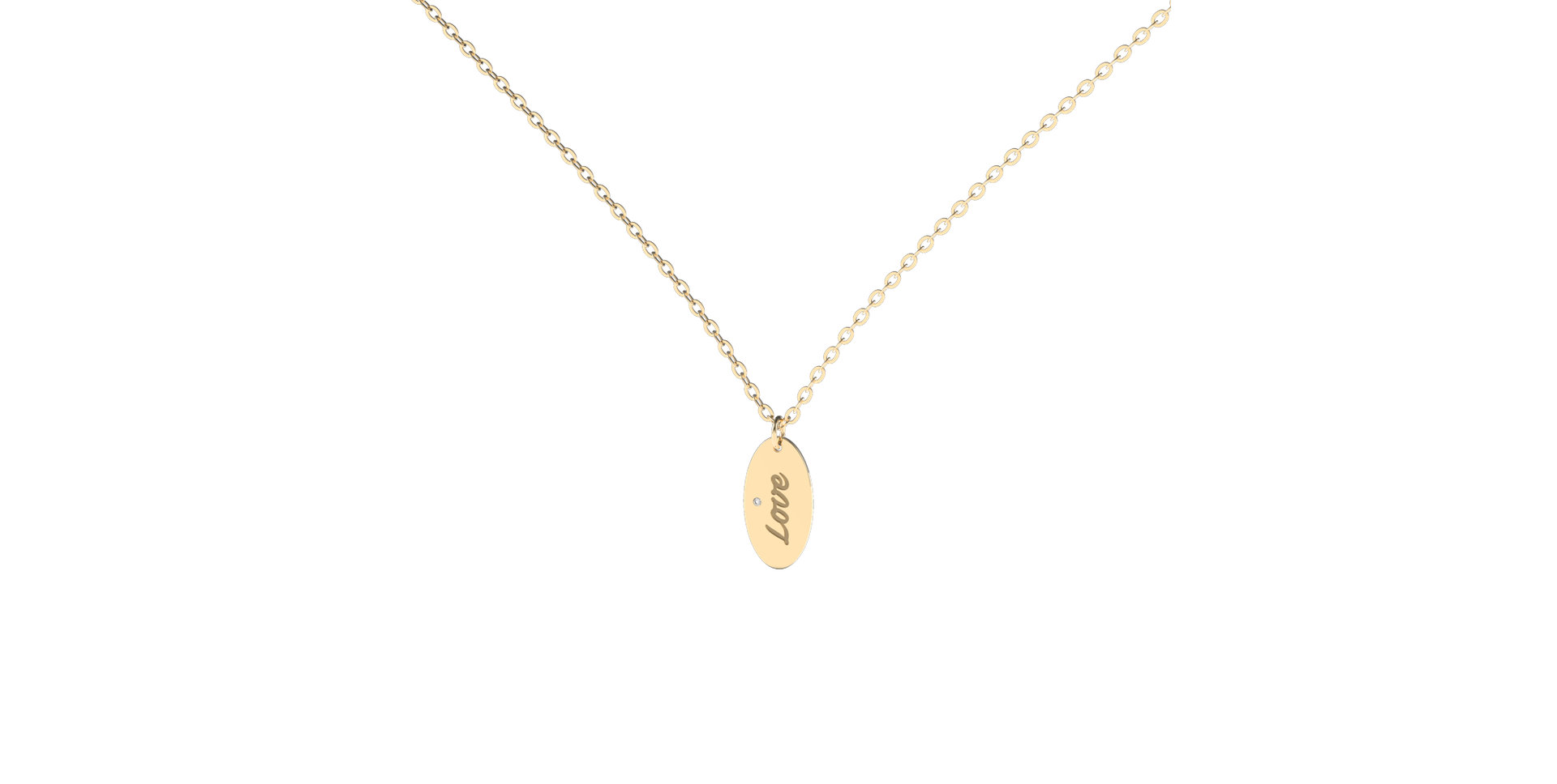 Náhrdelník s diamantem Star Amour