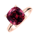 Prsten s rhodolitem Bonbon6