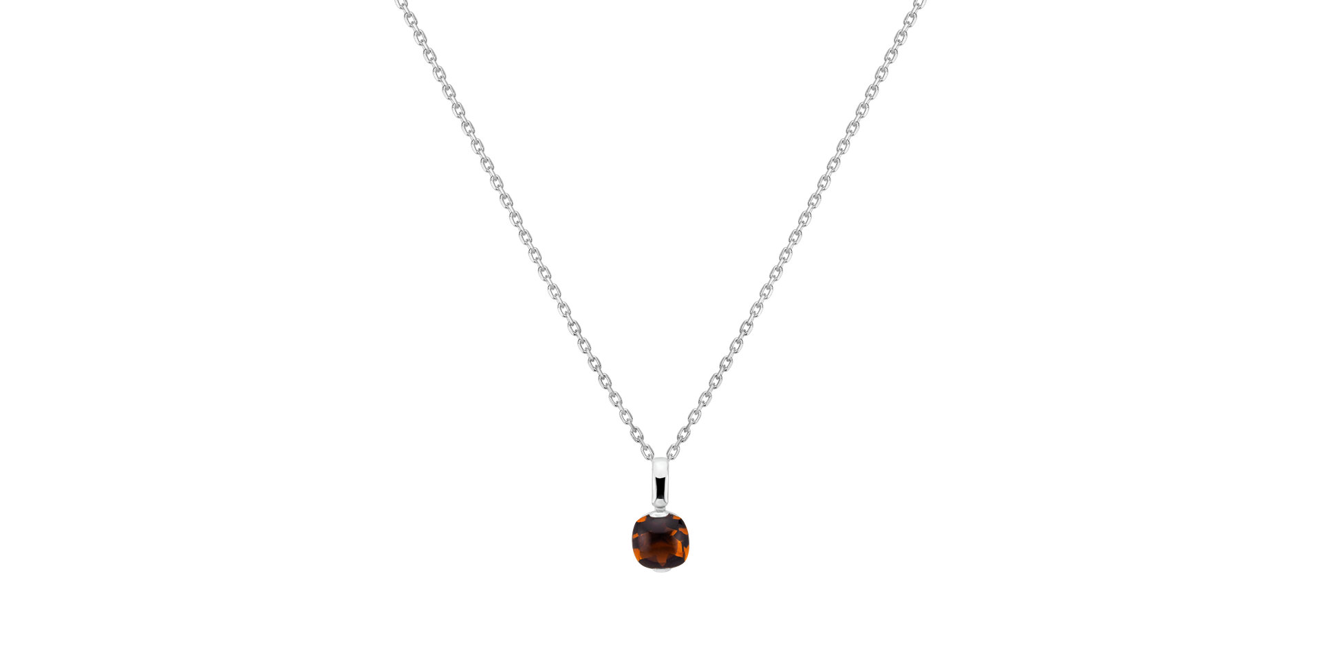 Přívěsek s cognac quartzem Bonbon