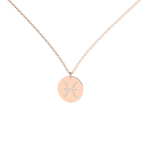 Náhrdelník s diamanty Pisces