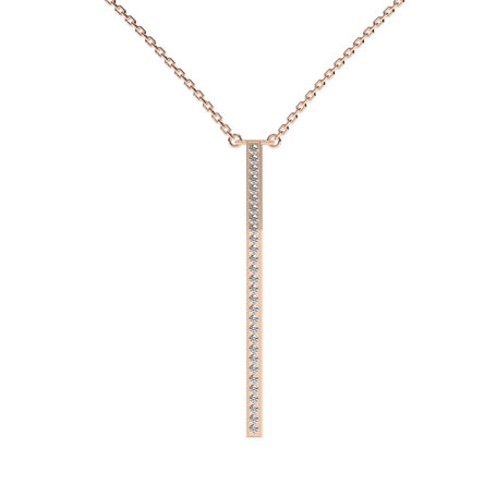 Náhrdelník s diamanty Essential Dash