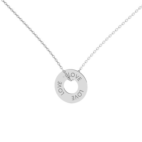 Náhrdelník s diamantem Love Circle