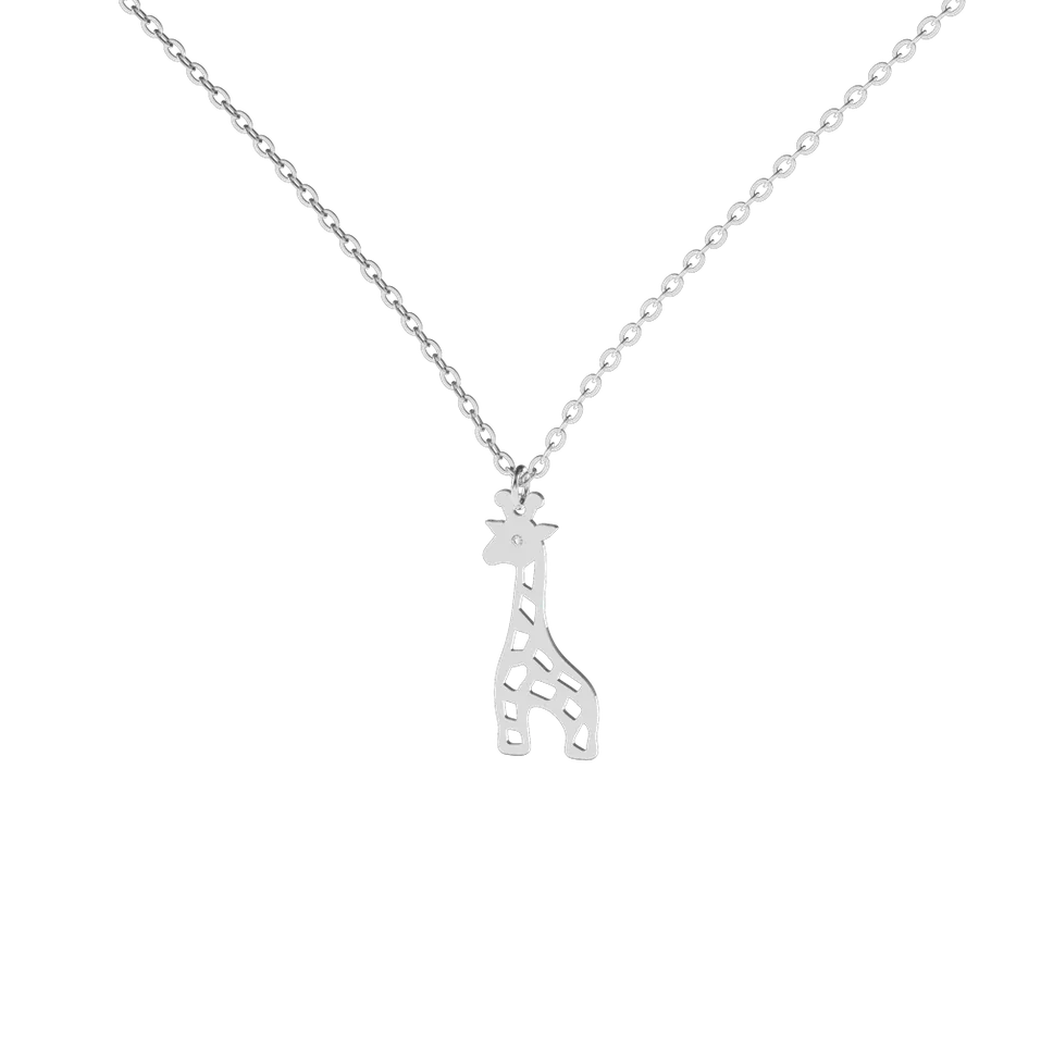 Náhrdelník s diamantem Giraffe