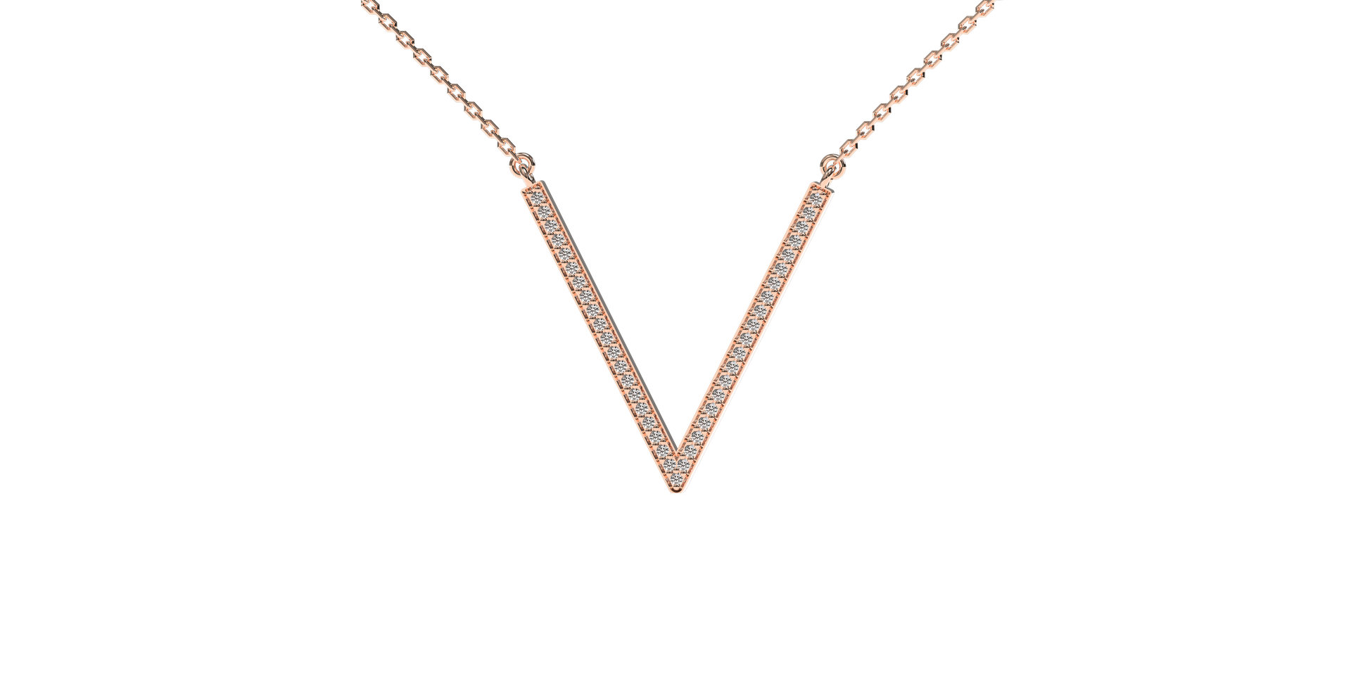 Náhrdelník s diamanty Little Victory