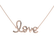 Náhrdelník s diamanty Love2