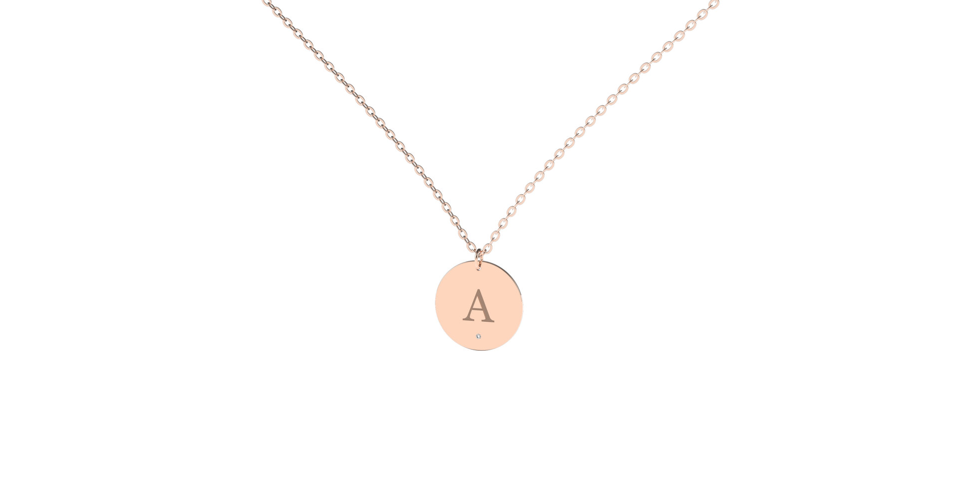 Náhrdelník s diamantem Big Coins A