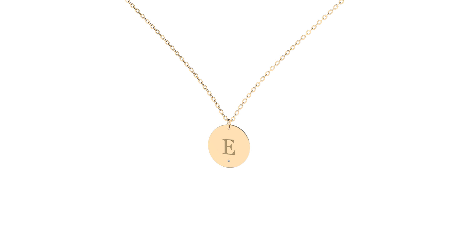 Náhrdelník s diamantem Big Coins E