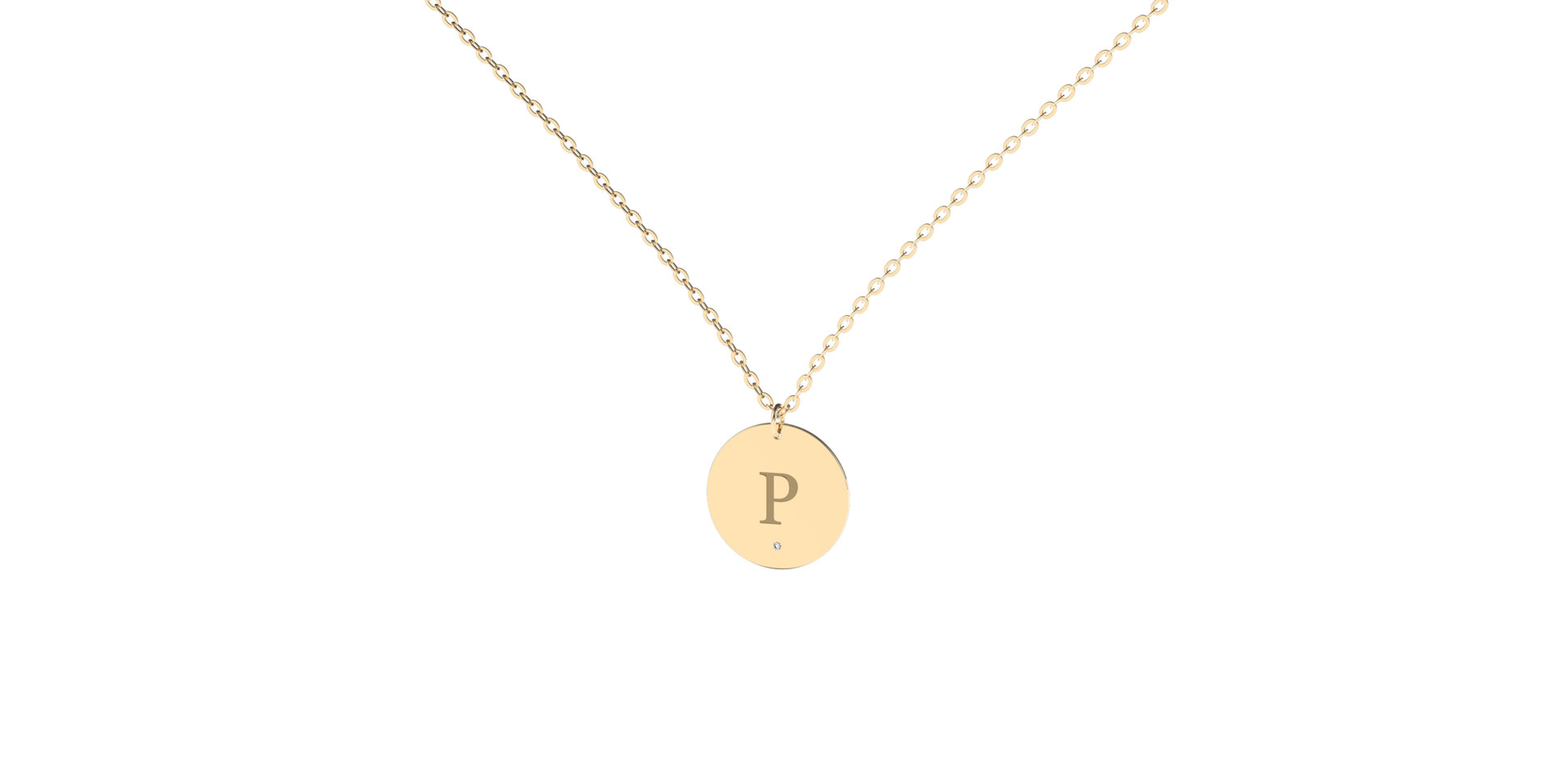 Náhrdelník s diamantem Big Coins P