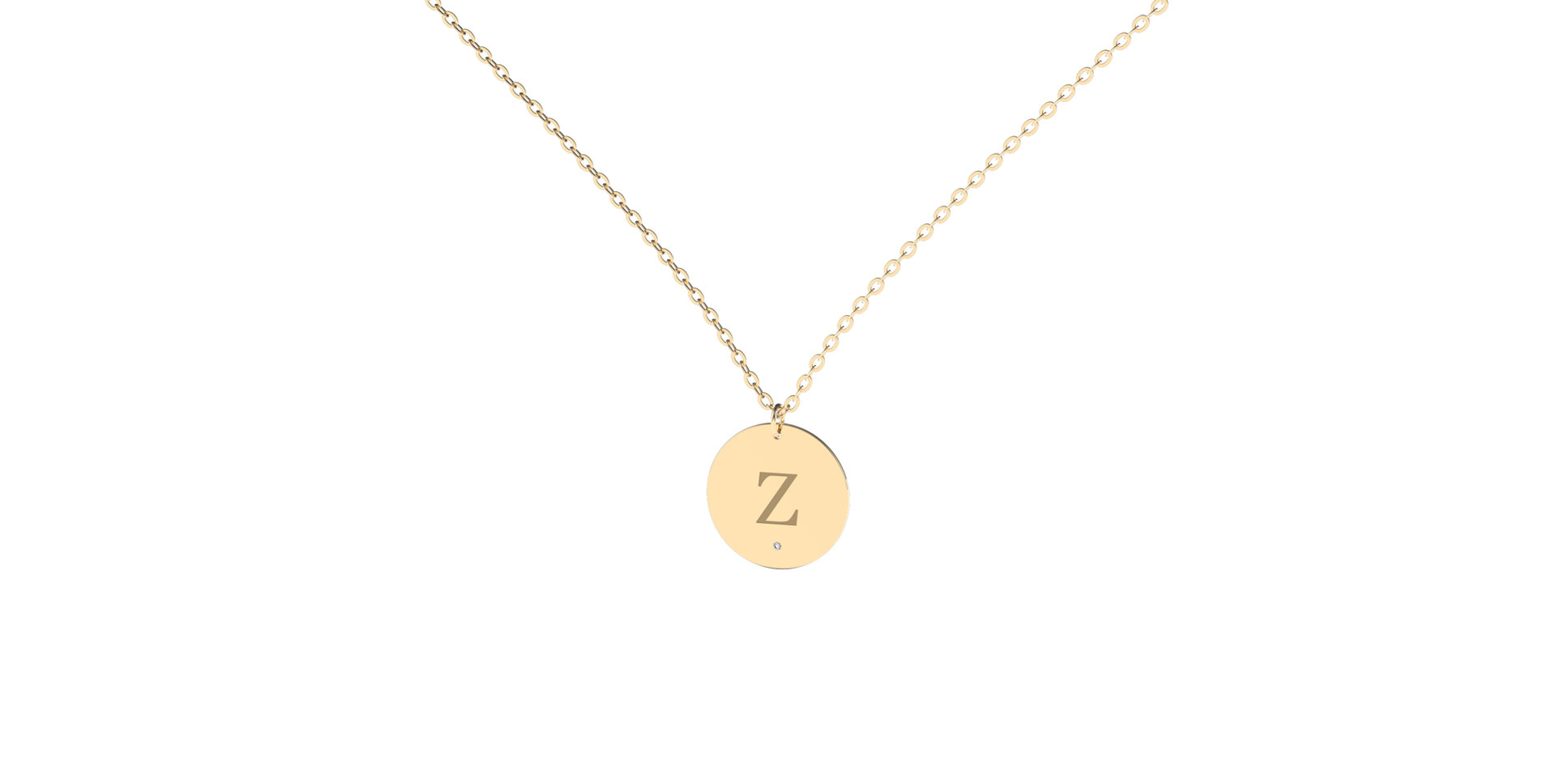 Náhrdelník s diamantem Big Coins Z