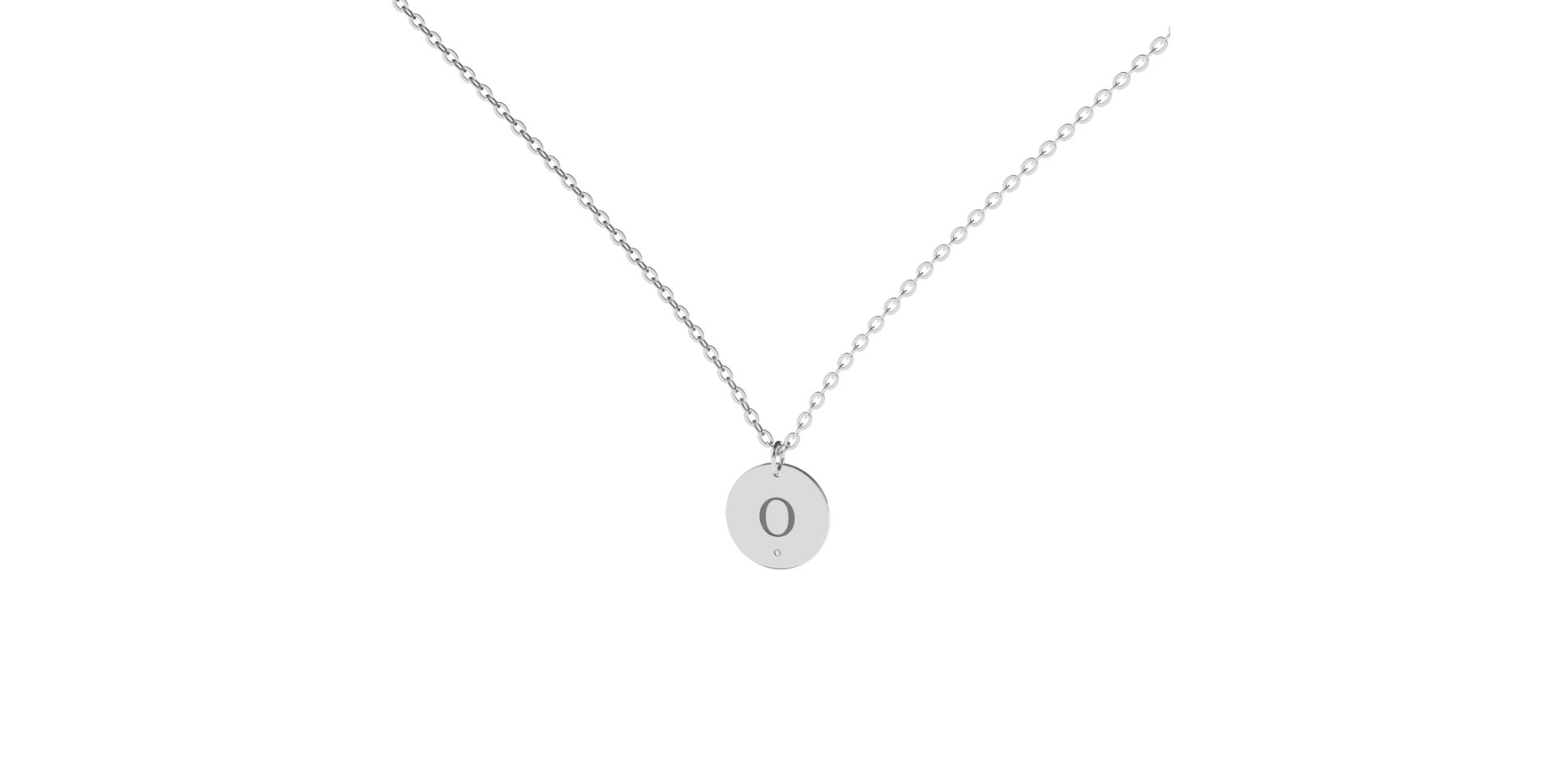 Náhrdelník s diamantem Little Coins O