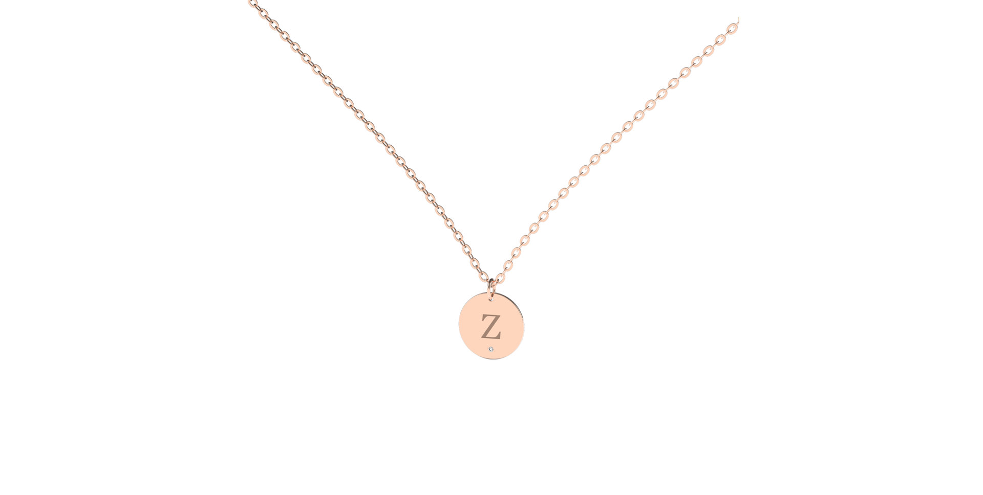 Náhrdelník s diamantem Little Coins Z