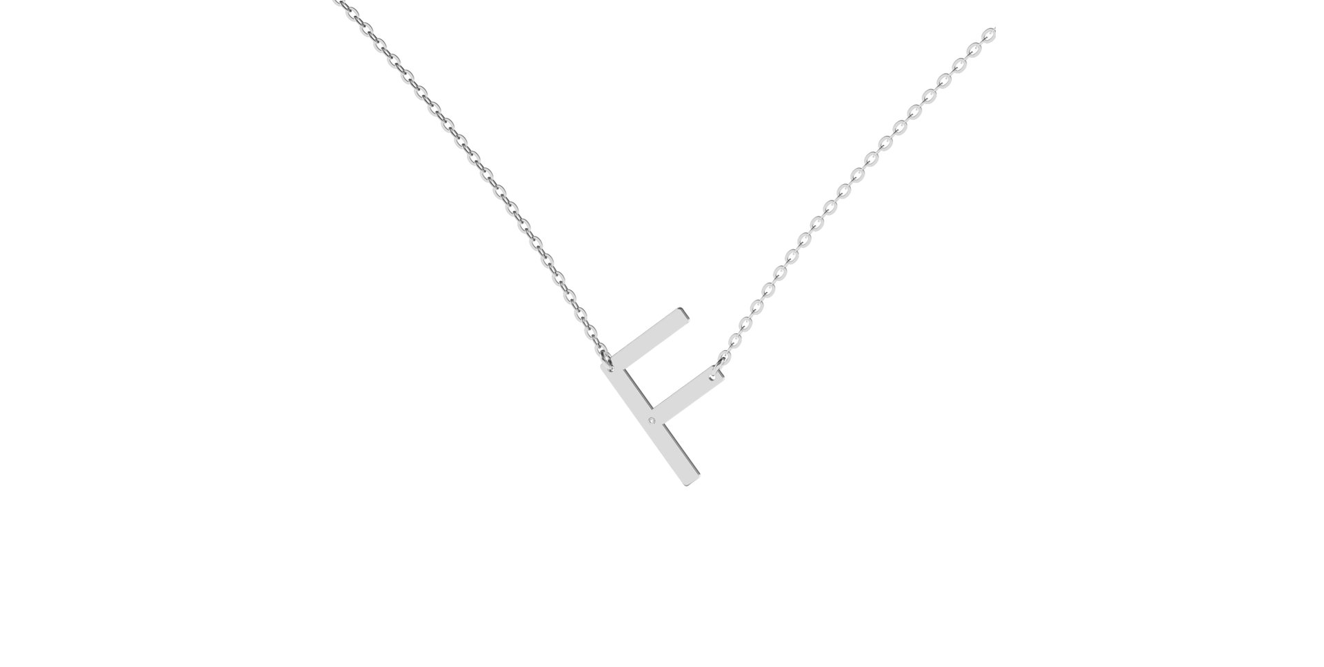 Náhrdelník s diamantem Big Line F