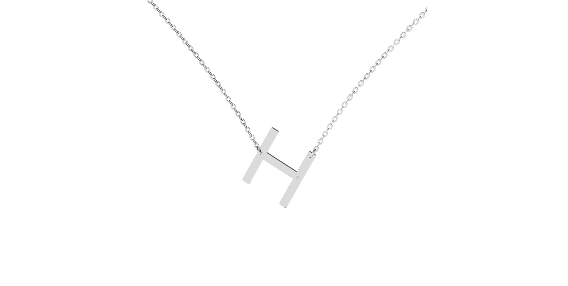 Náhrdelník s diamantem Big Line H