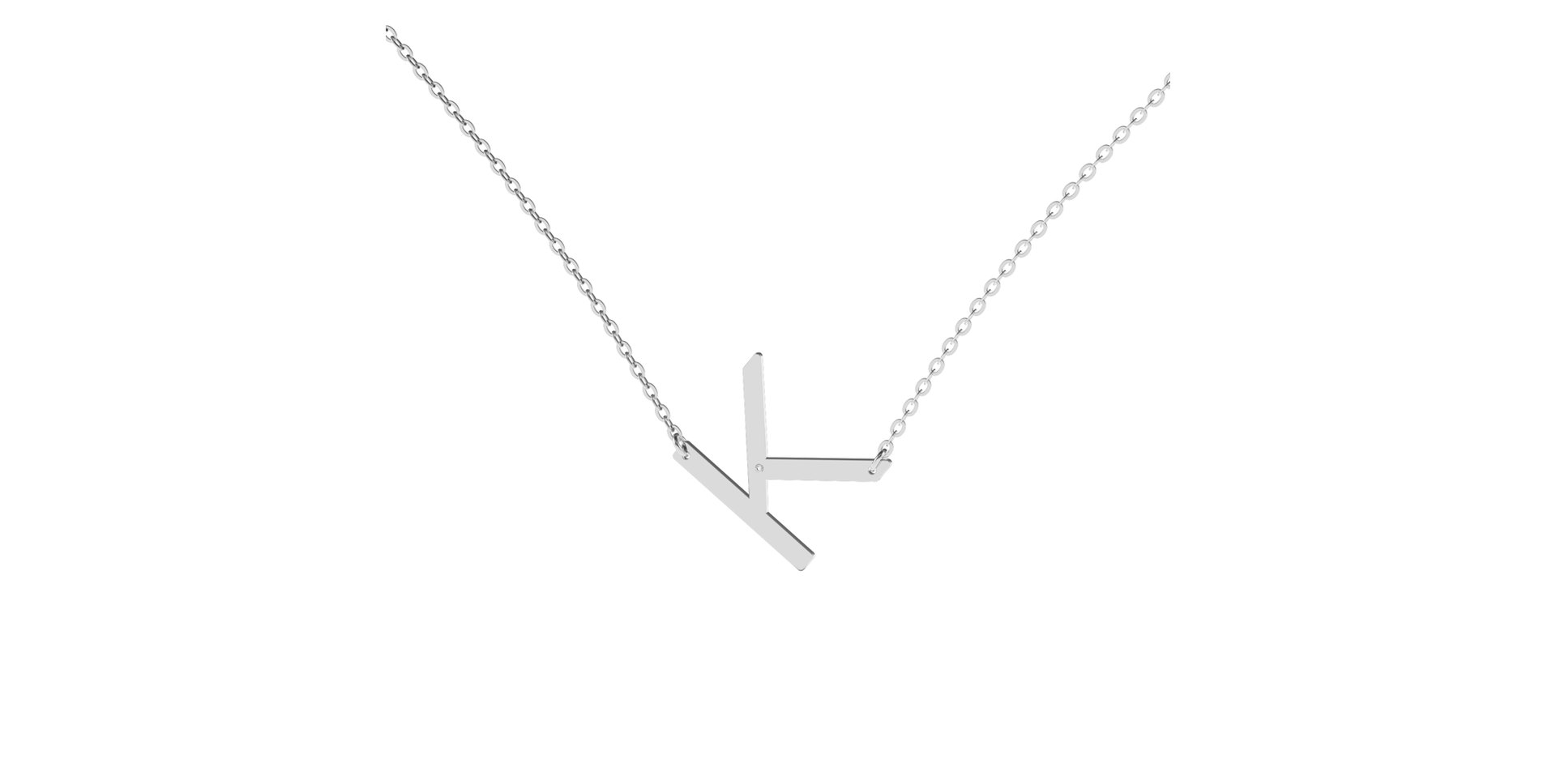 Náhrdelník s diamantem Big Line K