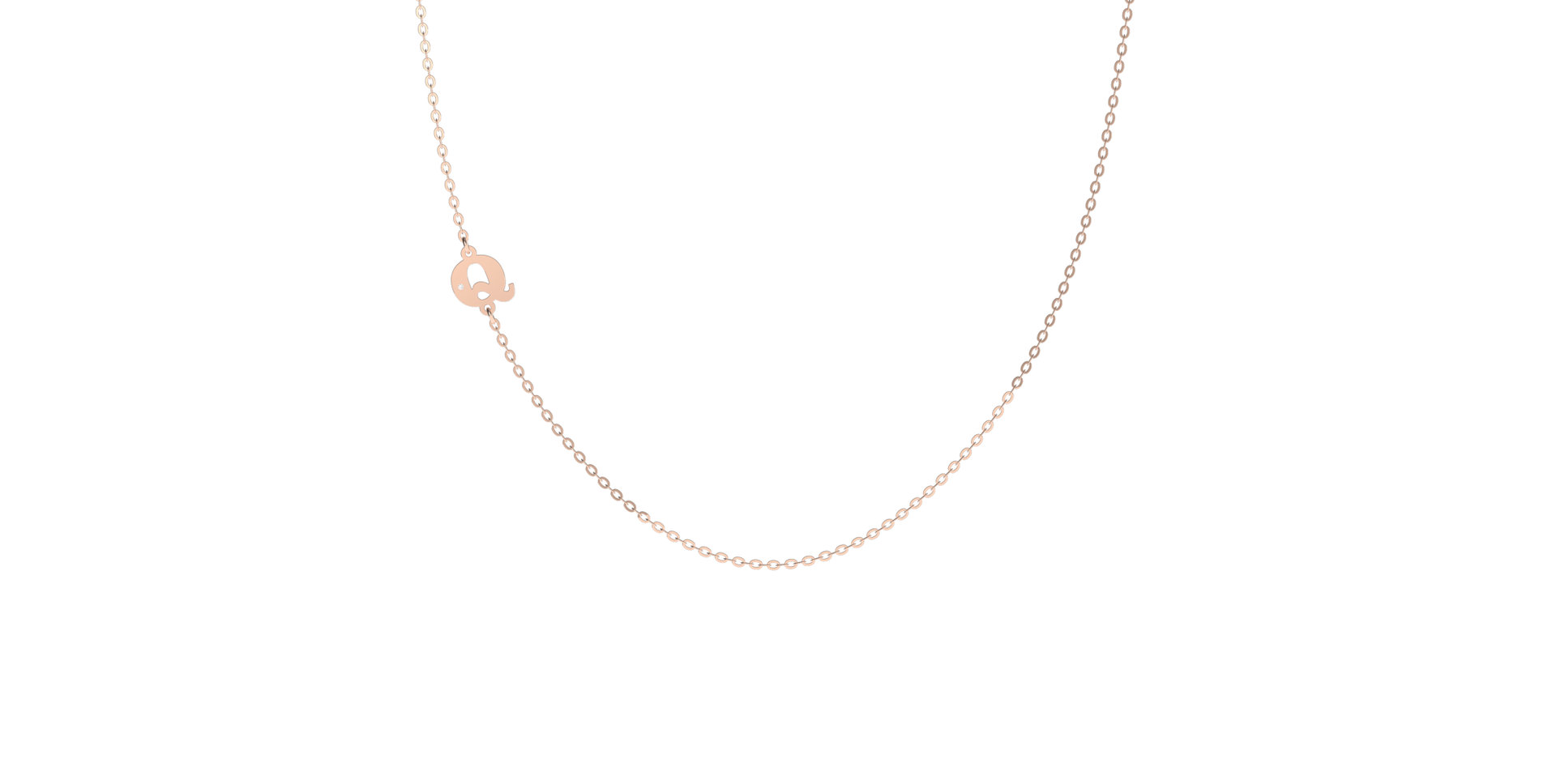 Náhrdelník s diamantem Big Line Q