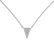 Náhrdelník s diamanty Shiny Triangle2