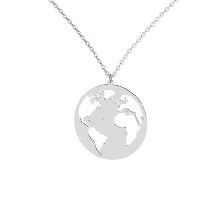 Náhrdelník s diamantem Earth