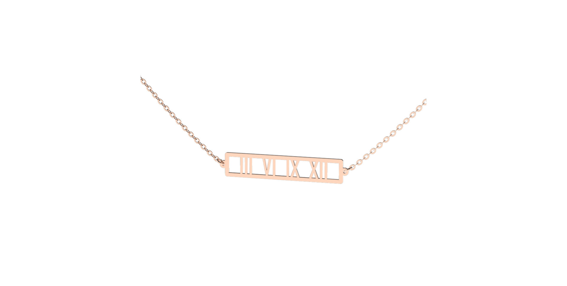 Náhrdelník s diamantem Precious Hour