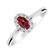 Prsten s diamanty a rubínem Princess2