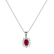 Přívěsek s rubínem a diamanty Princess2