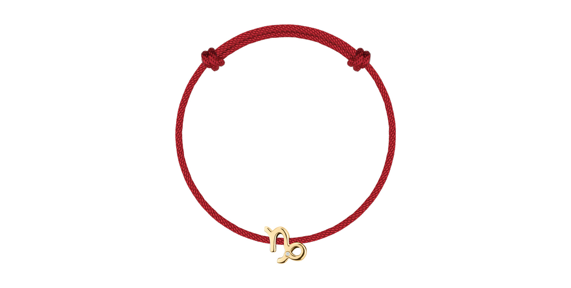 Diamantový náramek se šňůrkou Capricor