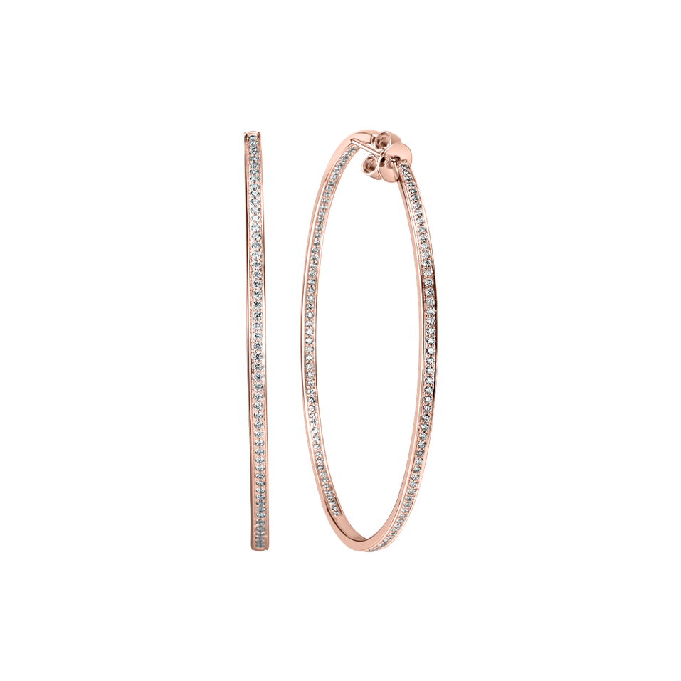 Náušnice s diamanty Sparkling Eclipse