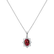 Přívěsek s rubínem a diamanty Princess2