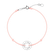 Diamantový náramek se šňůrkou Love Circle3
