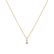Náhrdelník s diamantem Flat Line I2