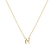 Náhrdelník s diamantem Flat Line N2