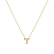 Náhrdelník s diamantem Flat Line T2