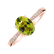 Prsten s diamanty a peridotem Bonbon2
