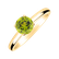 Prsten s peridotem Bonbon2