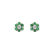 Náušnice s diamantem a smaragdy Shiny Constellation2