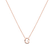 Náhrdelník s diamantem Flat Line G2