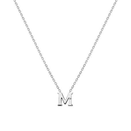 Náhrdelník s diamantem Flat Line M