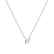 Náhrdelník s diamantem Flat Line N2