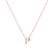 Náhrdelník s diamantem Flat Line P2