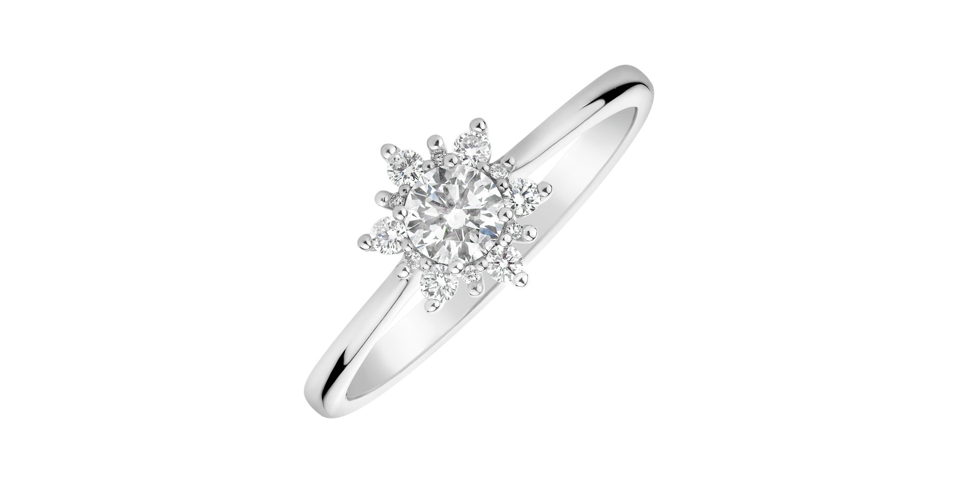 Prsten s diamanty Glowing Starlet