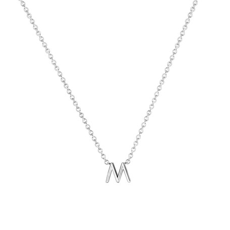 Náhrdelník s diamantem Round Line M