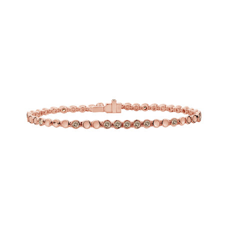 Náramek s hnědými diamanty Essential Brilliance