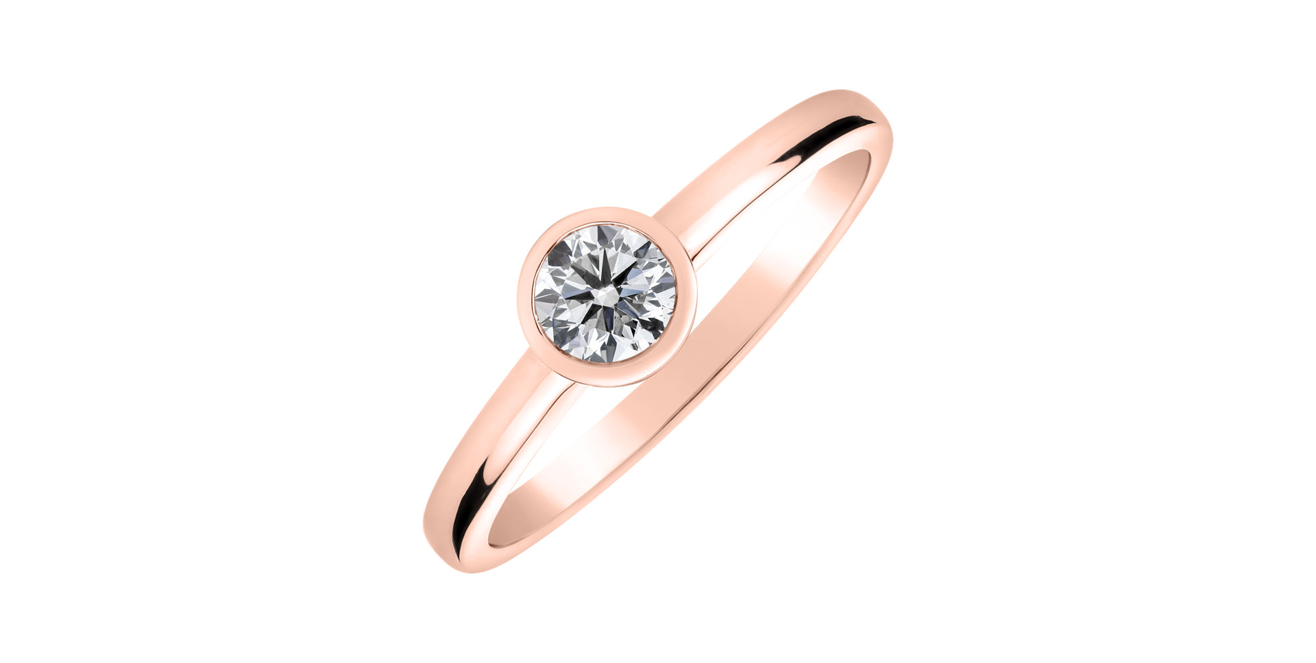 Prsten s diamantem Seductive Glow