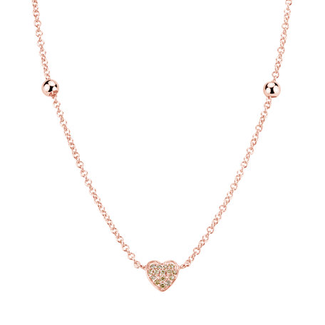 Náhrdelník s diamanty Tender Heart